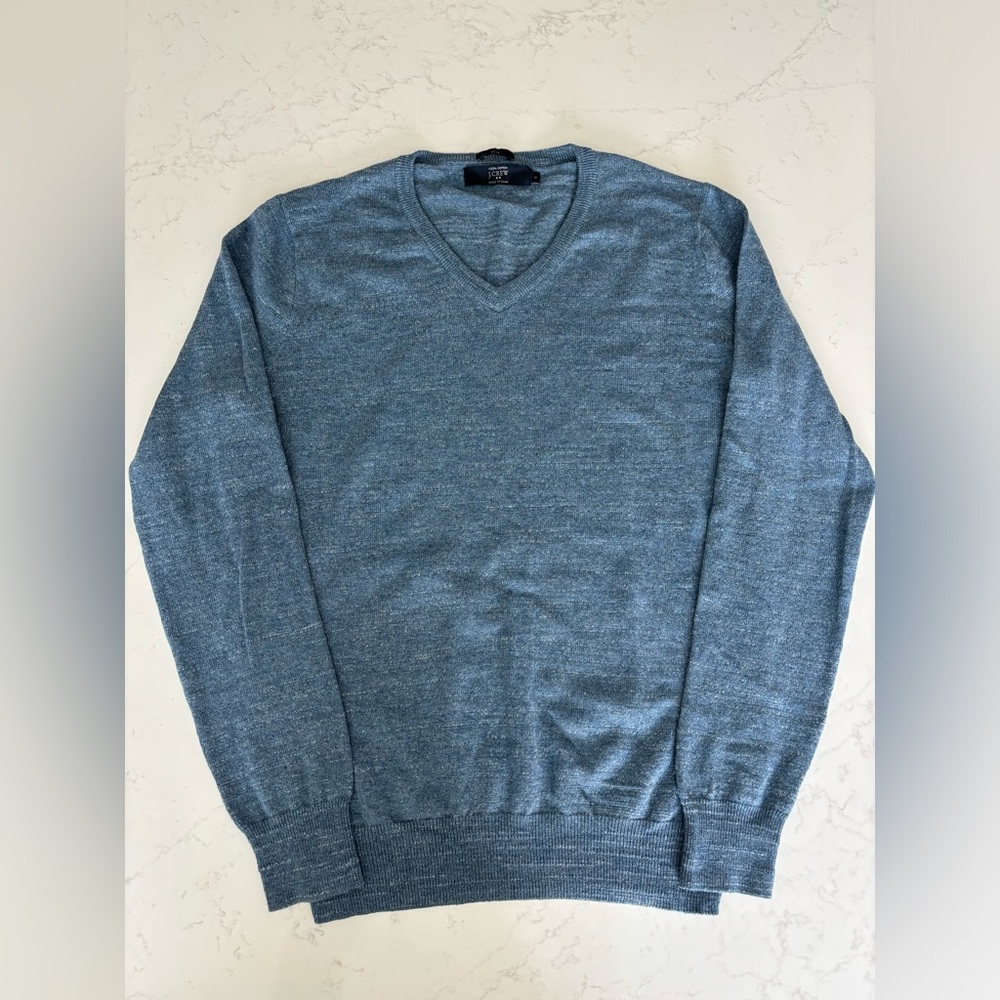 J. Crew Factory | V-Neck Sweater | Light Blue | Size S